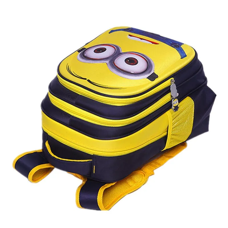 16 inch New Fashion Kids Cartoon school bags child Backpack Minions schoolbag 6-12Y Kids cute bags
