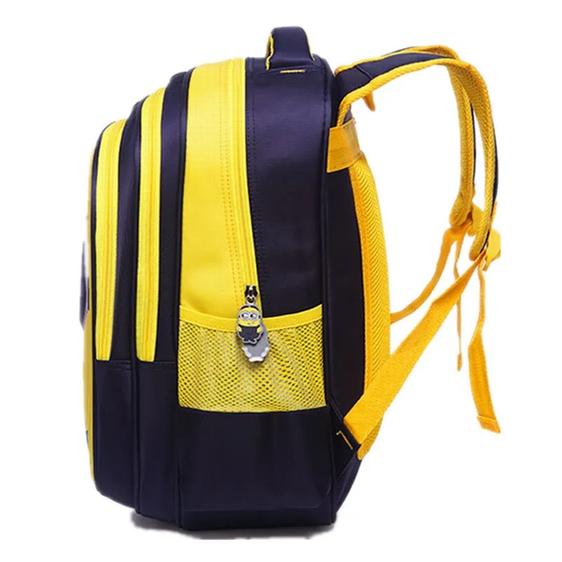 16 inch New Fashion Kids Cartoon school bags child Backpack Minions schoolbag 6-12Y Kids cute bags