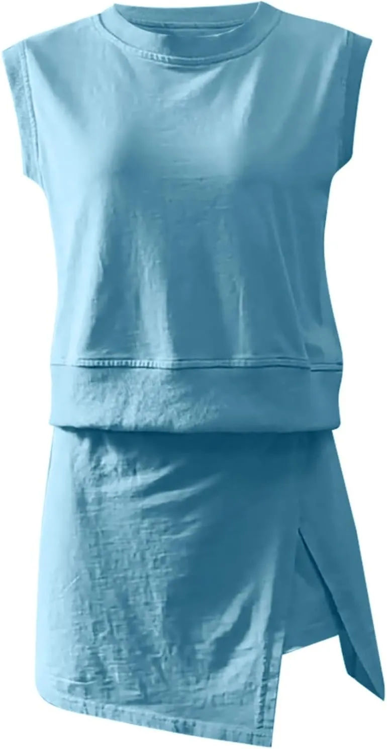 2 Piece Tops and Skorts for Woman Plus Size Athletic Tennis Dress for Women Summer Outfits for Women Sets Tracksuits