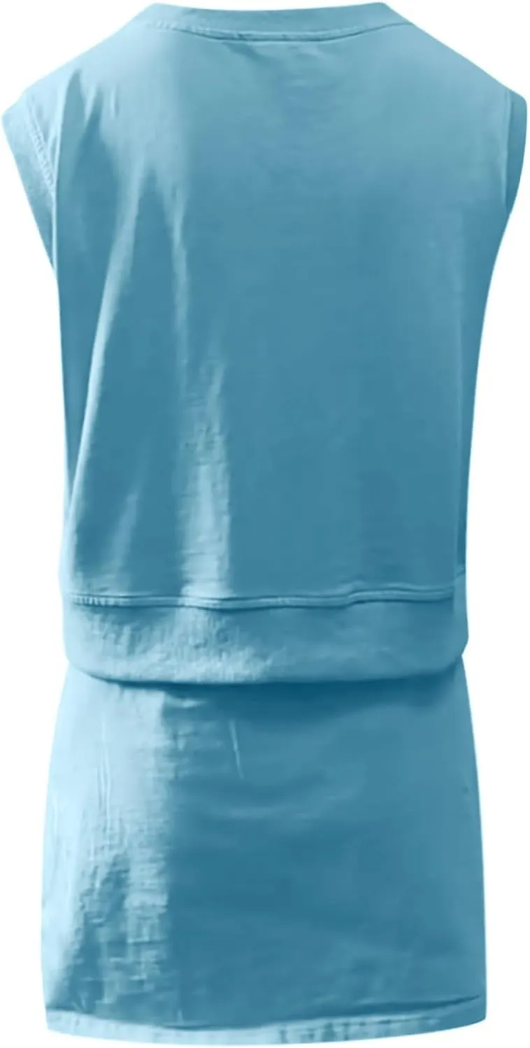 2 Piece Tops and Skorts for Woman Plus Size Athletic Tennis Dress for Women Summer Outfits for Women Sets Tracksuits