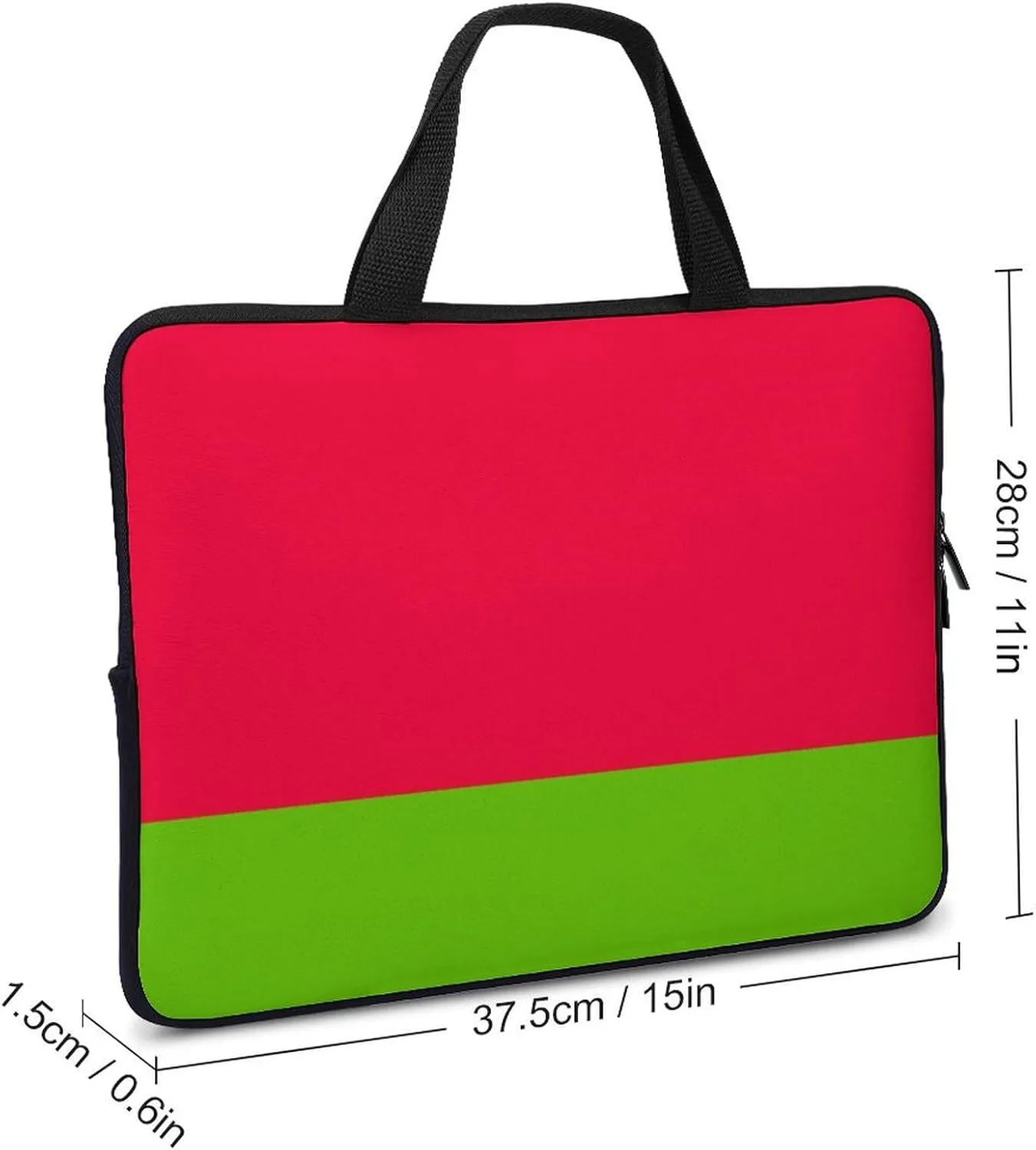 American Samoa Flag 15-15.6 Inch Laptop Case, Slim Neoprene Sleeve with Handle for Computer