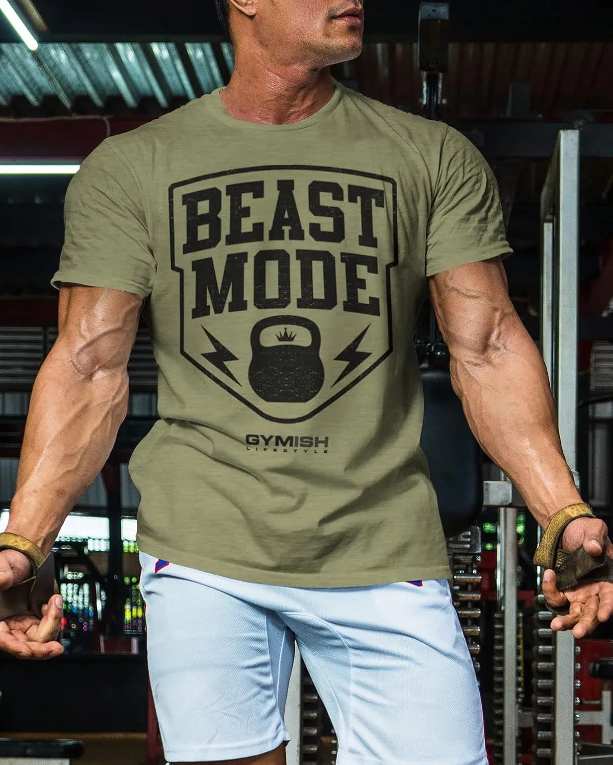 BeastMode Gym Workout Shirt for Men, Gym Lifting T-Shirt