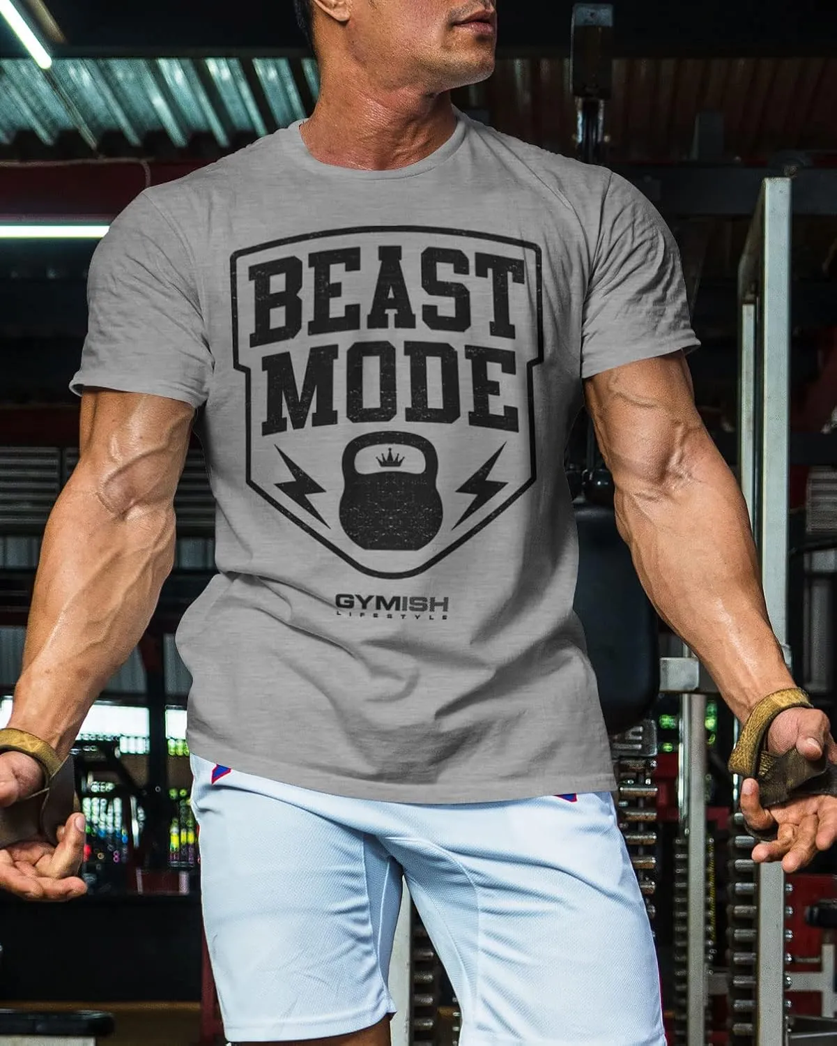 BeastMode Gym Workout Shirt for Men, Gym Lifting T-Shirt