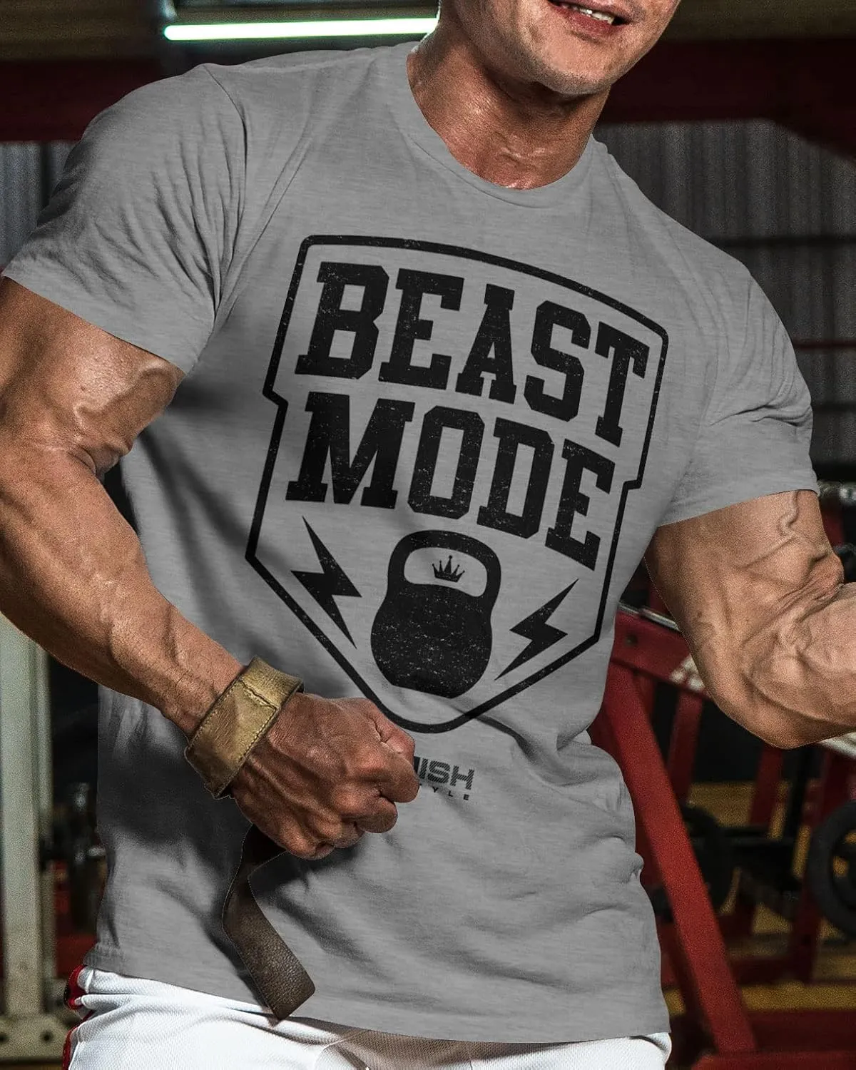BeastMode Gym Workout Shirt for Men, Gym Lifting T-Shirt