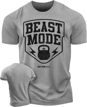 BeastMode Gym Workout Shirt for Men, Gym Lifting T-Shirt