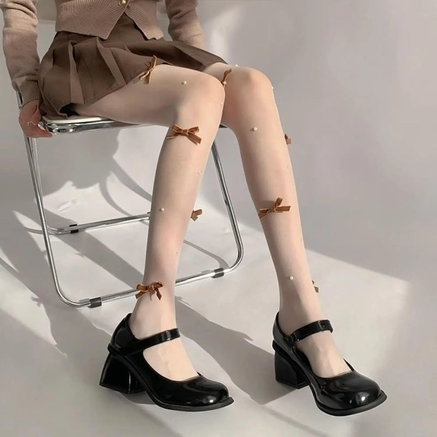 Benefeet Sox Womens Sheer Tights Sexy High Waist Pantyhose Cute Transparent Thigh High Stockings Nylon Silk Thin Long Socks