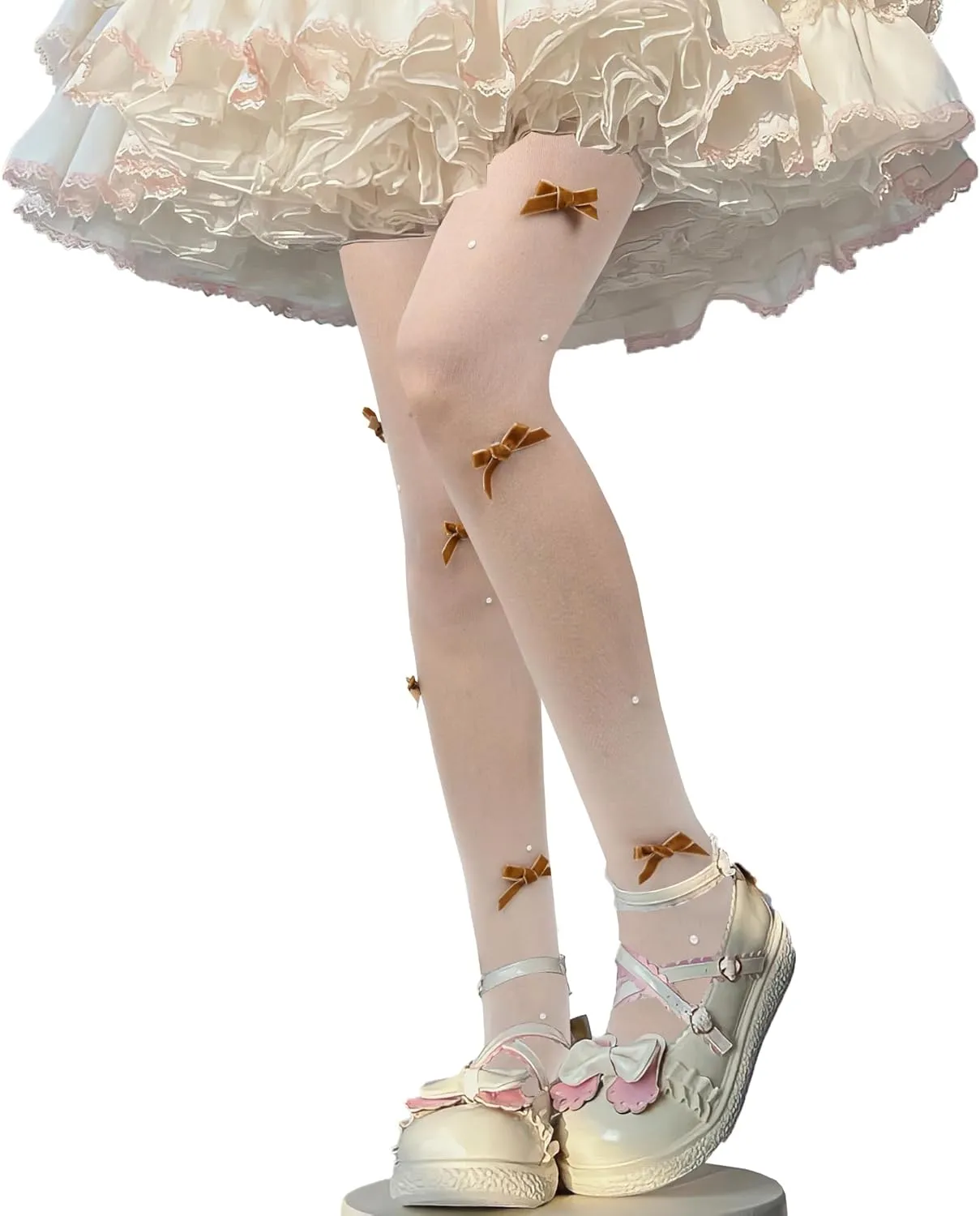 Benefeet Sox Womens Sheer Tights Sexy High Waist Pantyhose Cute Transparent Thigh High Stockings Nylon Silk Thin Long Socks