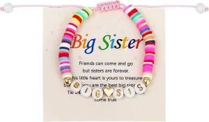 Big Sister Bracelets Big Bro Bracelets for Women Men Birthday Jewelry Gifts Bracelets Sister Jewelry
