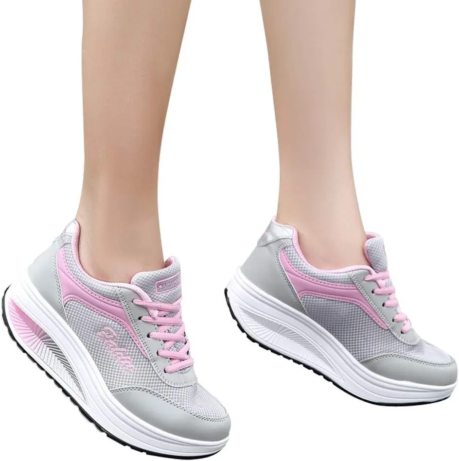 Black Sequin Gym Shoes for Women Walking Shoes Women Comfort Dressy Nurse Shoes for Women Comfortable Slip Resistant Trendy Wedge Sneakers for Women 2023 Womens Walking Sneakers for Plantar Fasciitis