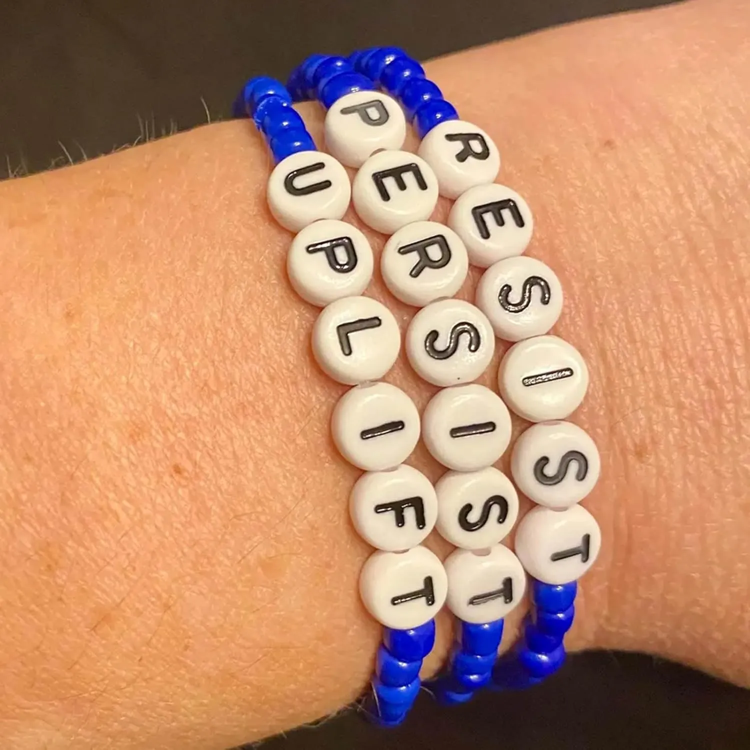 Blue Friendship Bracelets for Women Blue Beads Beaded Bracelets Royal Blue Bracelets