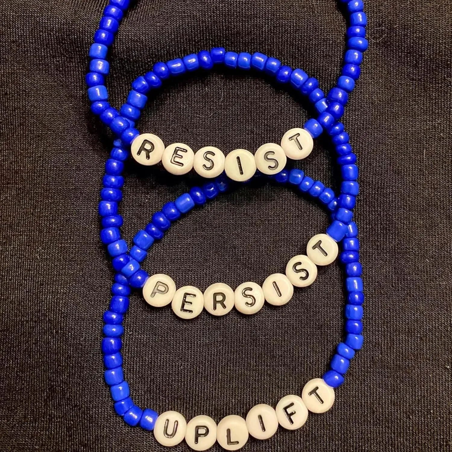 Blue Friendship Bracelets for Women Blue Beads Beaded Bracelets Royal Blue Bracelets