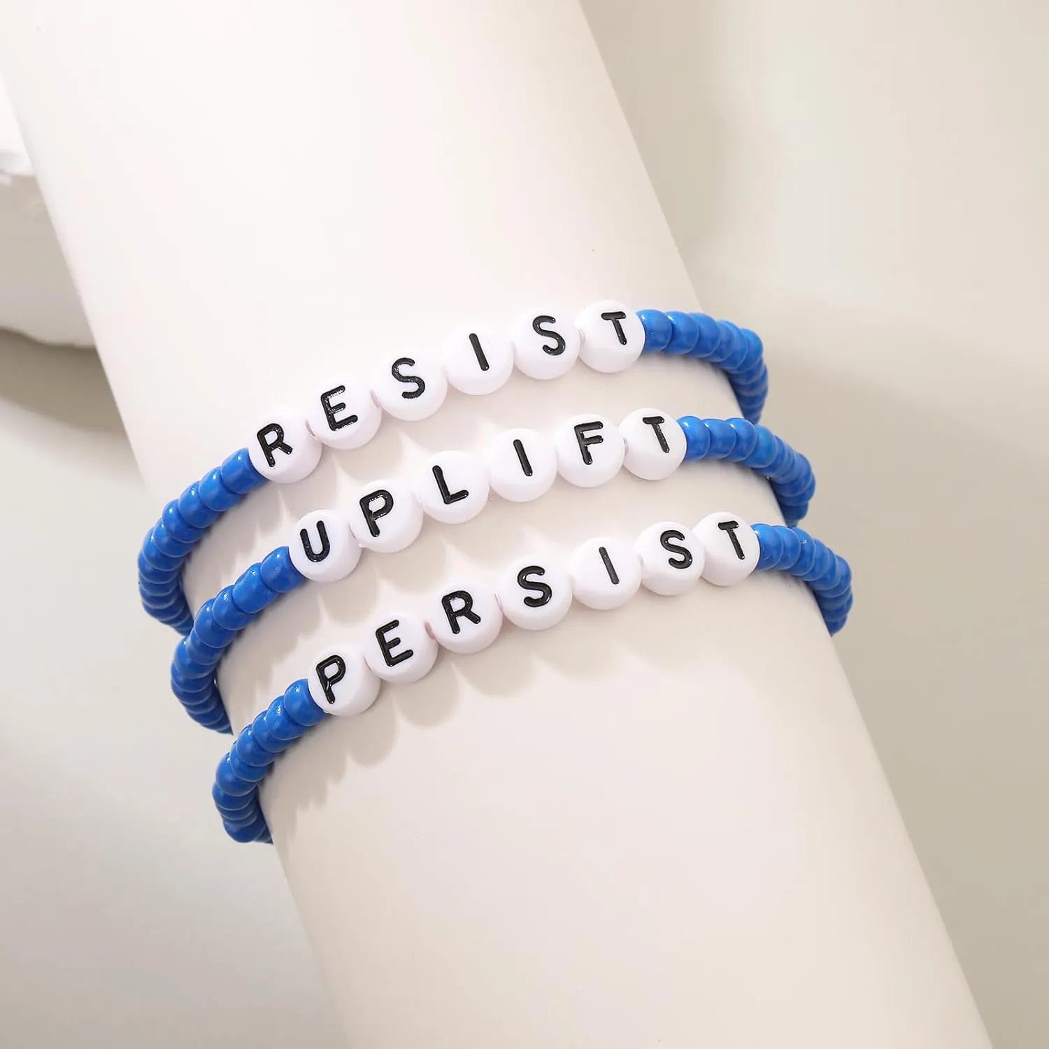 Blue Friendship Bracelets for Women Blue Beads Beaded Bracelets Royal Blue Bracelets