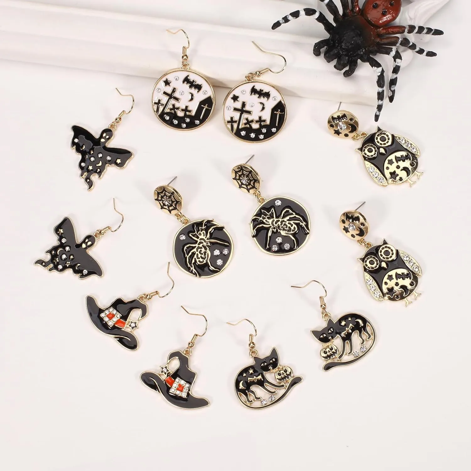 Bohemian Earrings Vintage Drop Dangle Earrings Boho Earrings Set Statement Earrings Alloy Long Boho Dangle Retro Earrings for Women