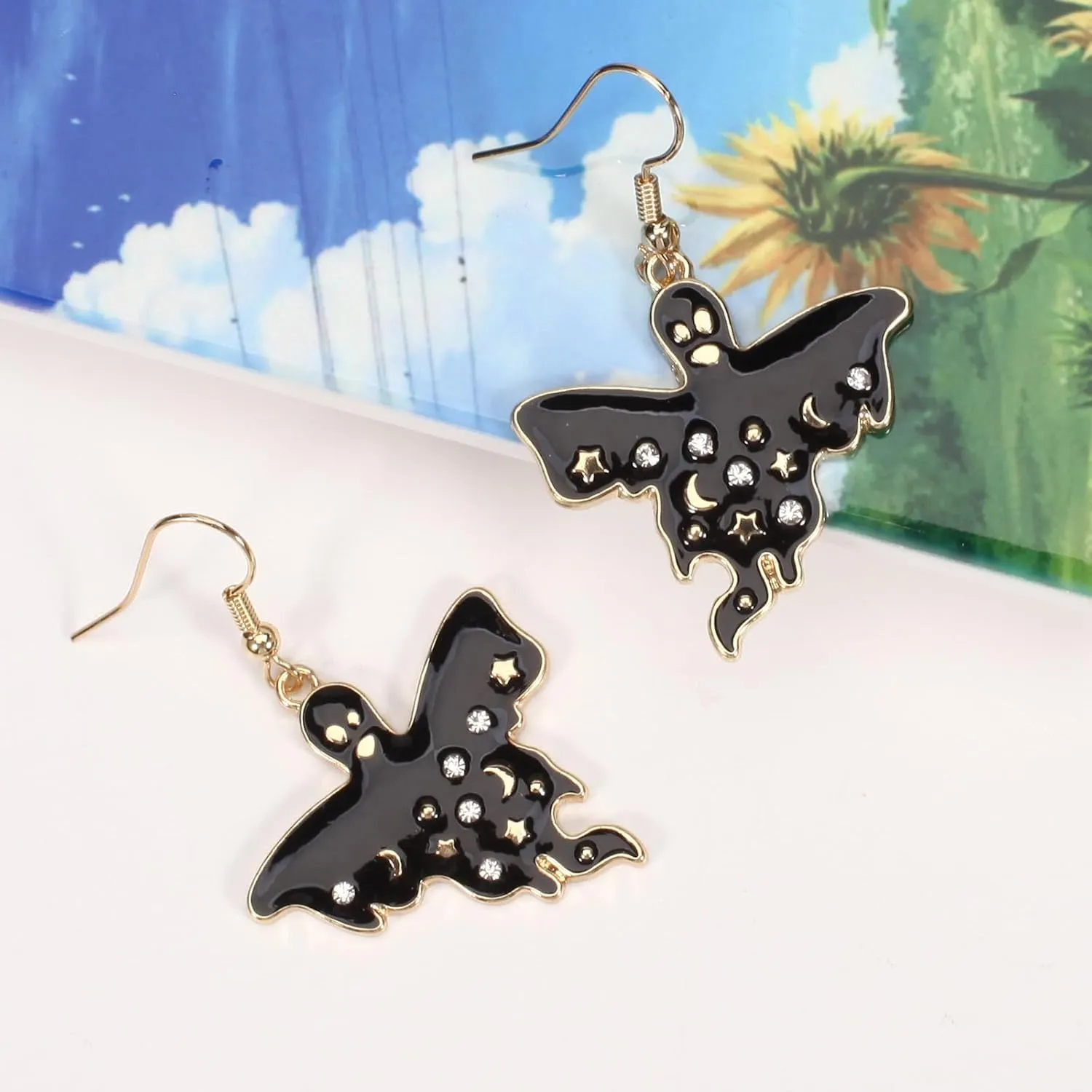 Bohemian Earrings Vintage Drop Dangle Earrings Boho Earrings Set Statement Earrings Alloy Long Boho Dangle Retro Earrings for Women