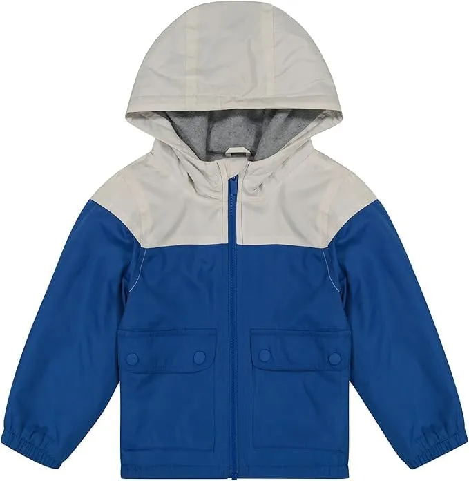 Carter's Baby Boy's Midweight Water-Resistant Fleece-Lined Jacket with Snap Pockets