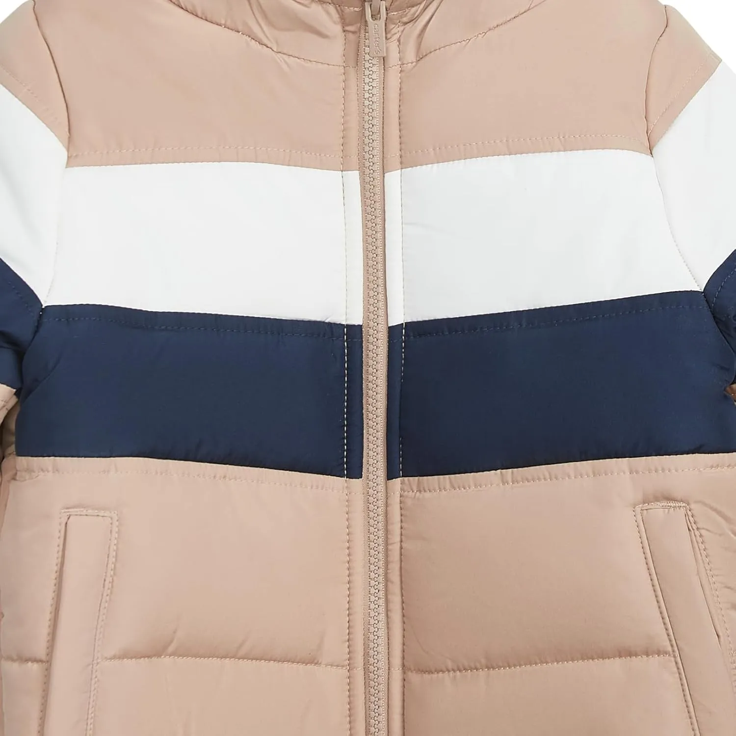Carter's Boys' Sherpa-Lined Heavyweight Hooded Puffer Jacket