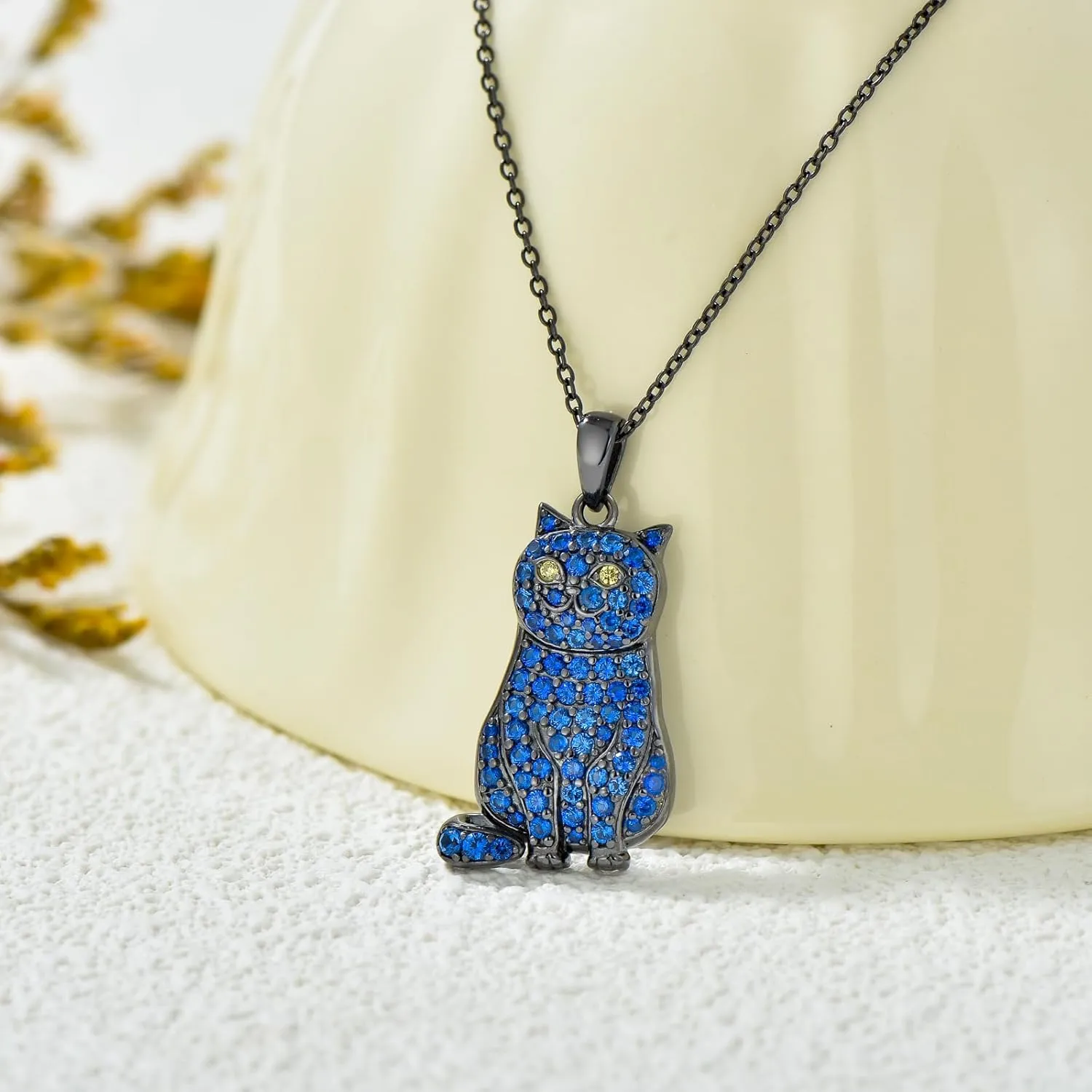 Cat Necklaces 13 Breeds of Cats Necklaces S925 Sterling Silver Cat Pendant for Women