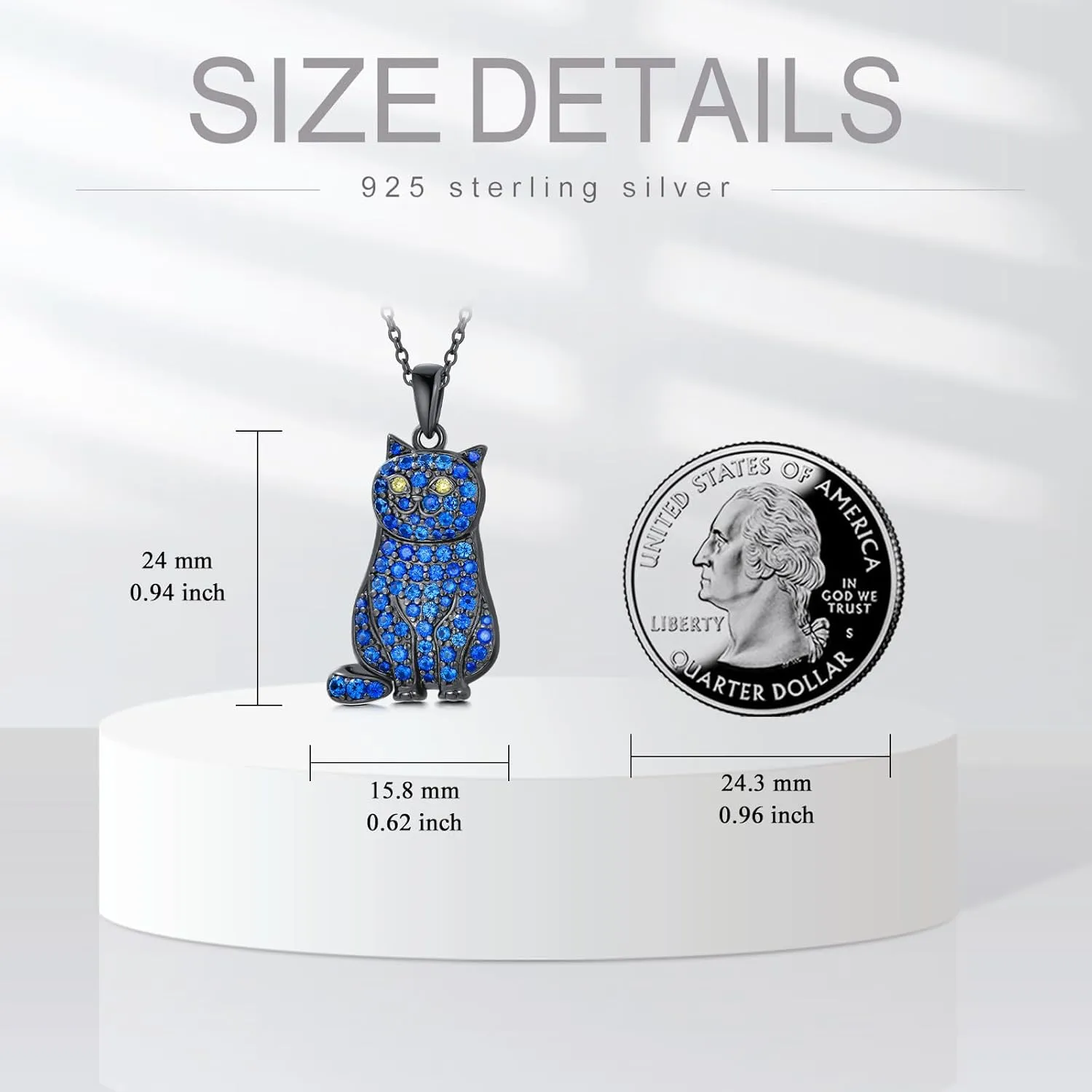 Cat Necklaces 13 Breeds of Cats Necklaces S925 Sterling Silver Cat Pendant for Women