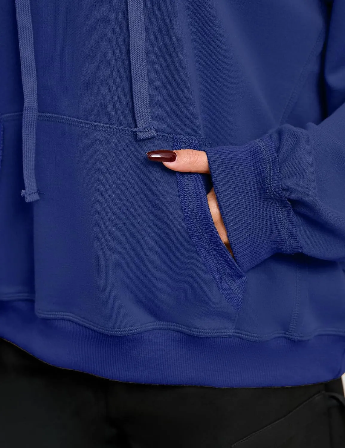 CHERFLY Oversized Hoodies for Women 2025 Fashion Pullover Sweatshirts Spring Outfits