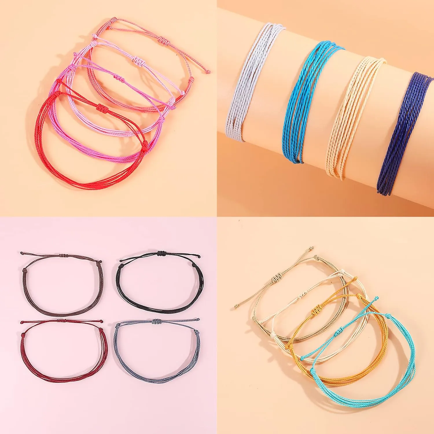 choice of all Blue Friendship Bracelets Boho Bracelets for Women Cute Bracelets Sunflower Friendship Bracelet Adjustable Bracelets Stack Surfer Beach Summer Essentials Stocking Stuff