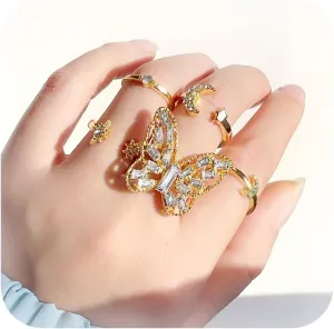 choice of all Rings for Teen Girls Cute Rings Gold Stacking Rings for Women Midi Open Rings Set Dainty Jewelry Gifts for Girls