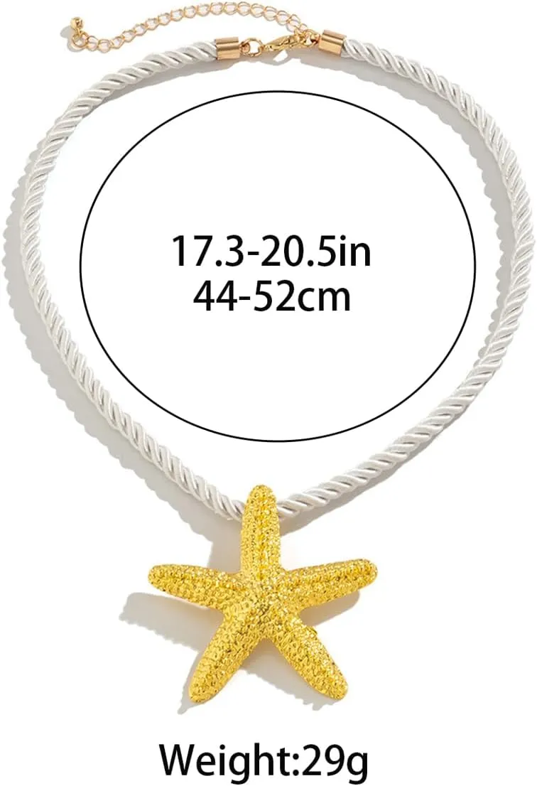 Choistily Starfish Necklace for Women Gold Starfish Necklace Seashell Necklaces Beach Necklaces