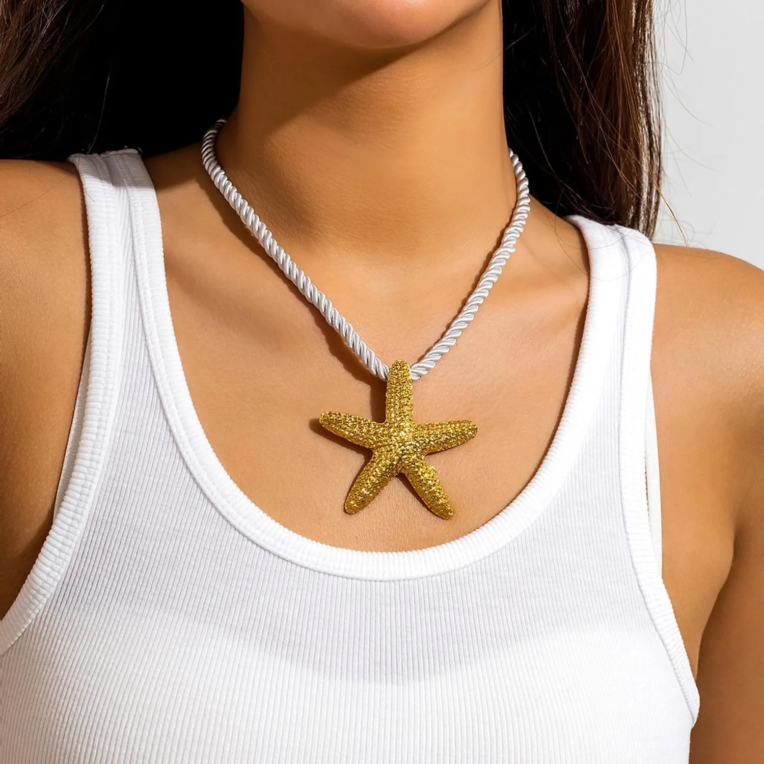 Choistily Starfish Necklace for Women Gold Starfish Necklace Seashell Necklaces Beach Necklaces