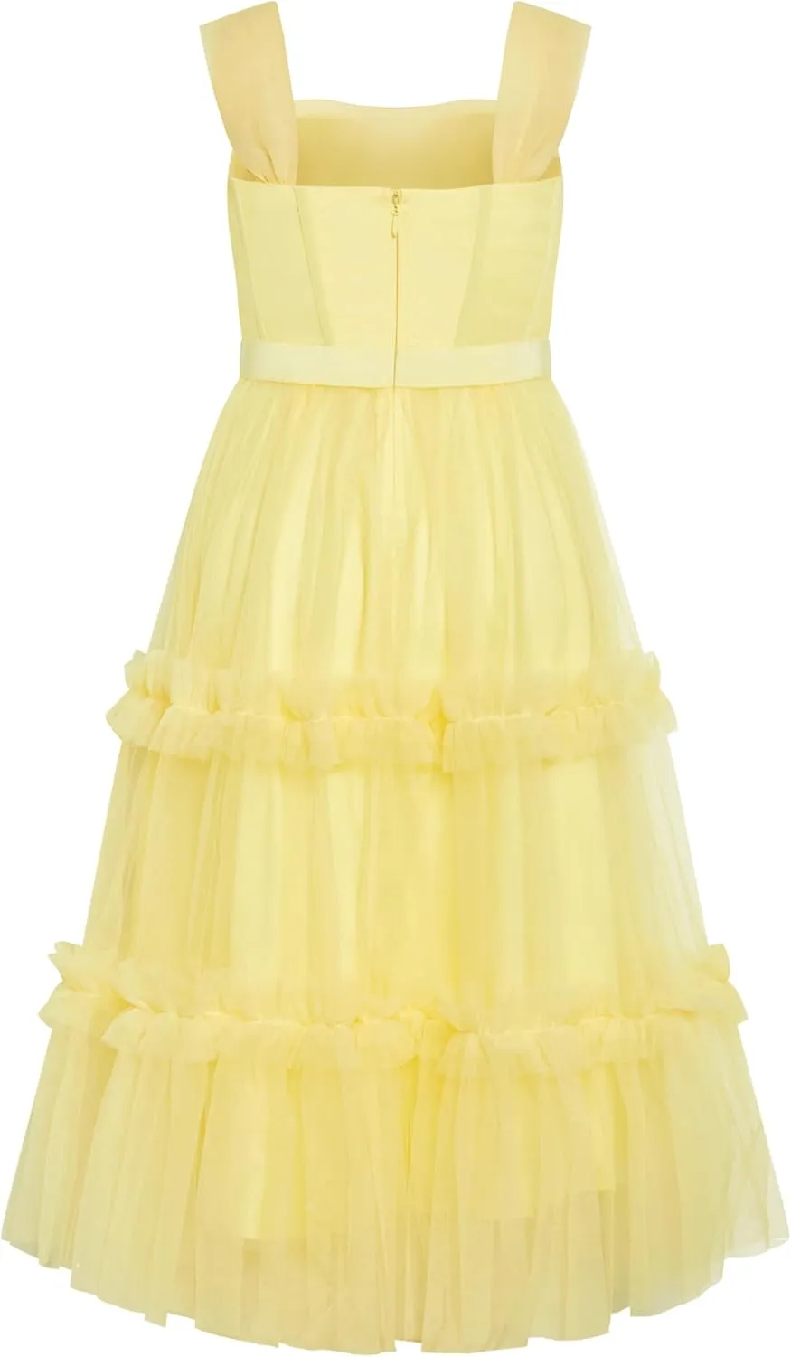City Chic Women's Dress-Charming Midi