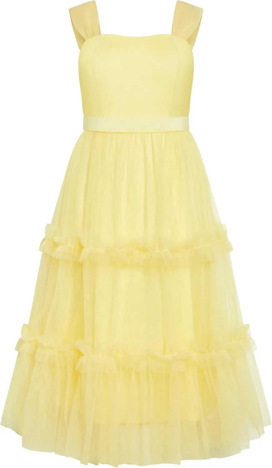 City Chic Women's Dress-Charming Midi