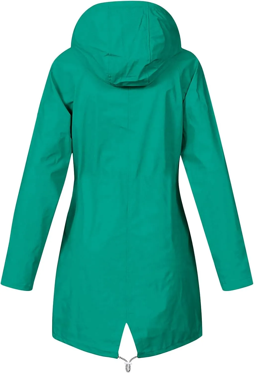 Coat for Women Winter, Women Solid Rain Jacket Rainwear Outdoor Plus Windproof Hooded Active Windbreaker