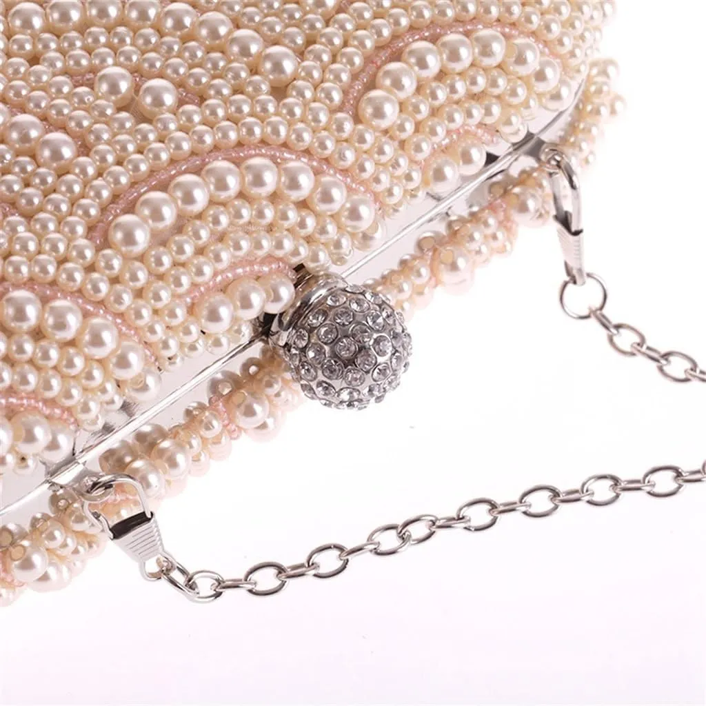 Cool Women's Bag Exquisite Dinner Party Bag Pearl Bag Clutch Bag Hundred of Models Bag