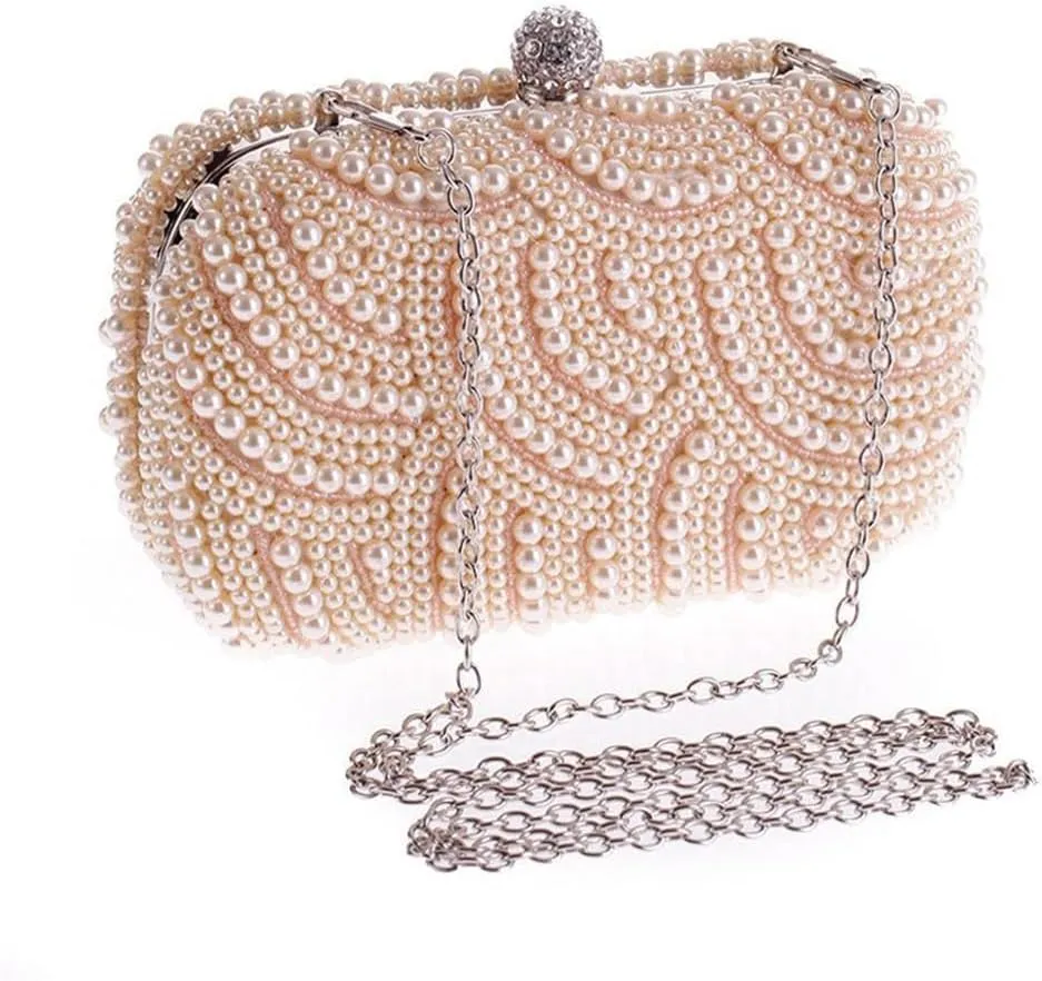 Cool Women's Bag Exquisite Dinner Party Bag Pearl Bag Clutch Bag Hundred of Models Bag