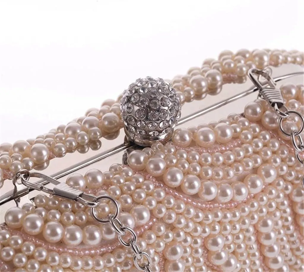 Cool Women's Bag Exquisite Dinner Party Bag Pearl Bag Clutch Bag Hundred of Models Bag