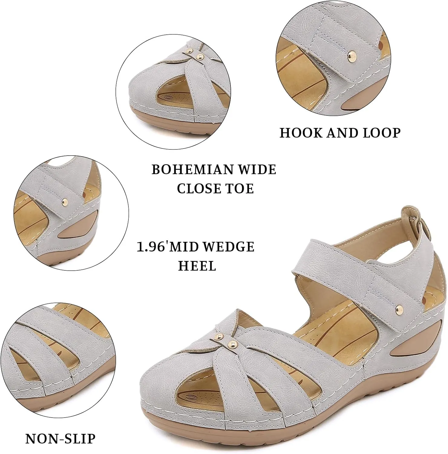 Dressy Flat Sandals for Women Criss Cross Flip Flops Anti-Slip Gladiator Solid Color Beach Falt Strappy Chic Lace Up Casual Vacation Summer Open Toe Zipper Back Ankle Strap Walking Shoes