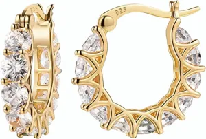 Earrings for Girls 8-12 ChristmasDiamond Stud Earrings for Women Cute Heart Hypoallergenic Stud Earrings with Cubic Zirconia Gold Earrings Trendy Anniversary Birthday Gifts