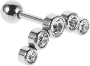 Elegant Hexagonal Cut Stud Earrings for Women Knurled Cylindrical Design Stainless Steel Ear Piercing Jewelry Minimalist Fashion Accessory