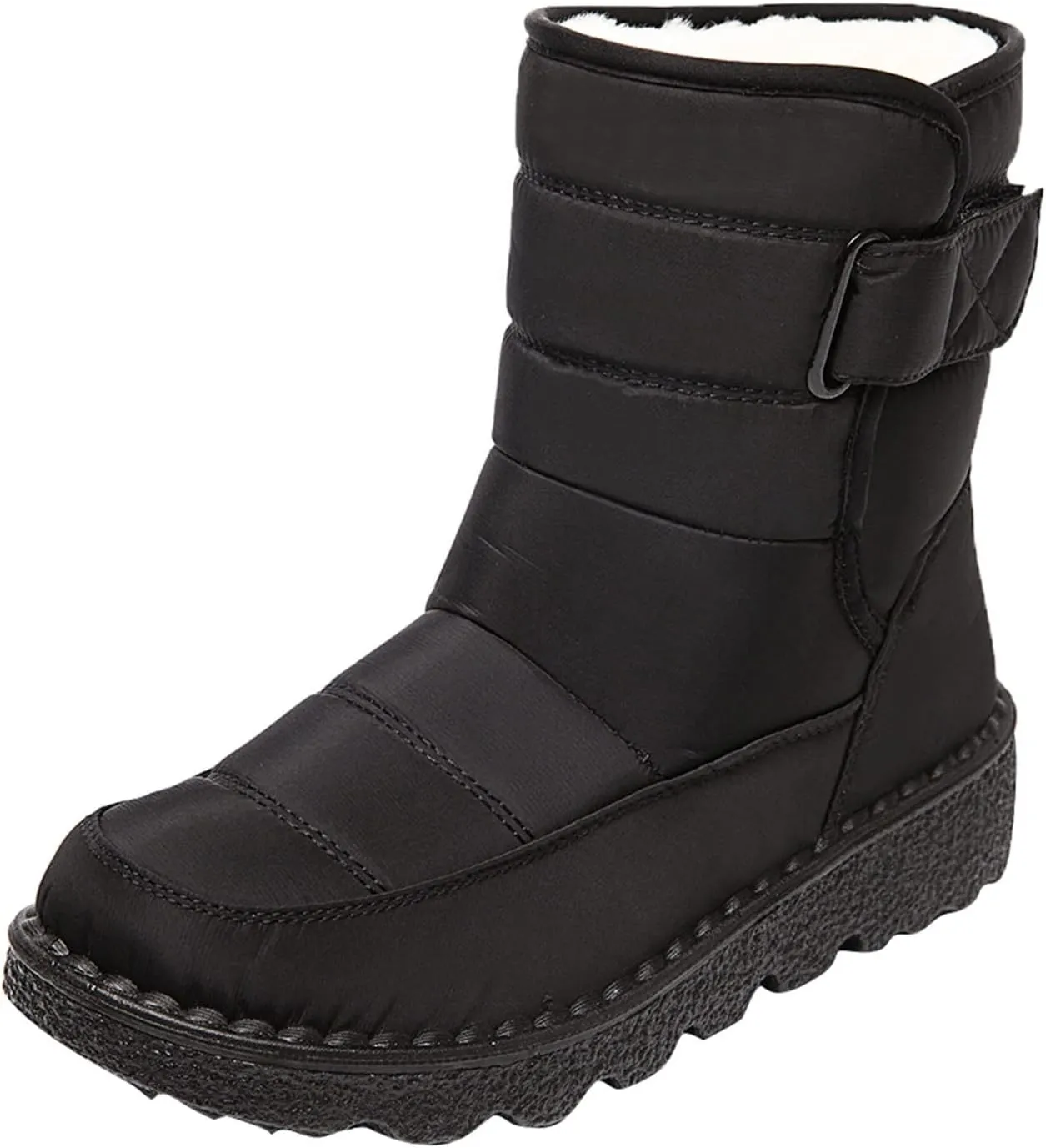 Extra Wide Calf Snow Boots for Women Women Snow Boots Wide Width Extra Wide Calf Winter Boots for Women Plus Size Outdoor Waterproof Rubber Boots for Women Womens Winter Boots Non Slip Zipper Size 10