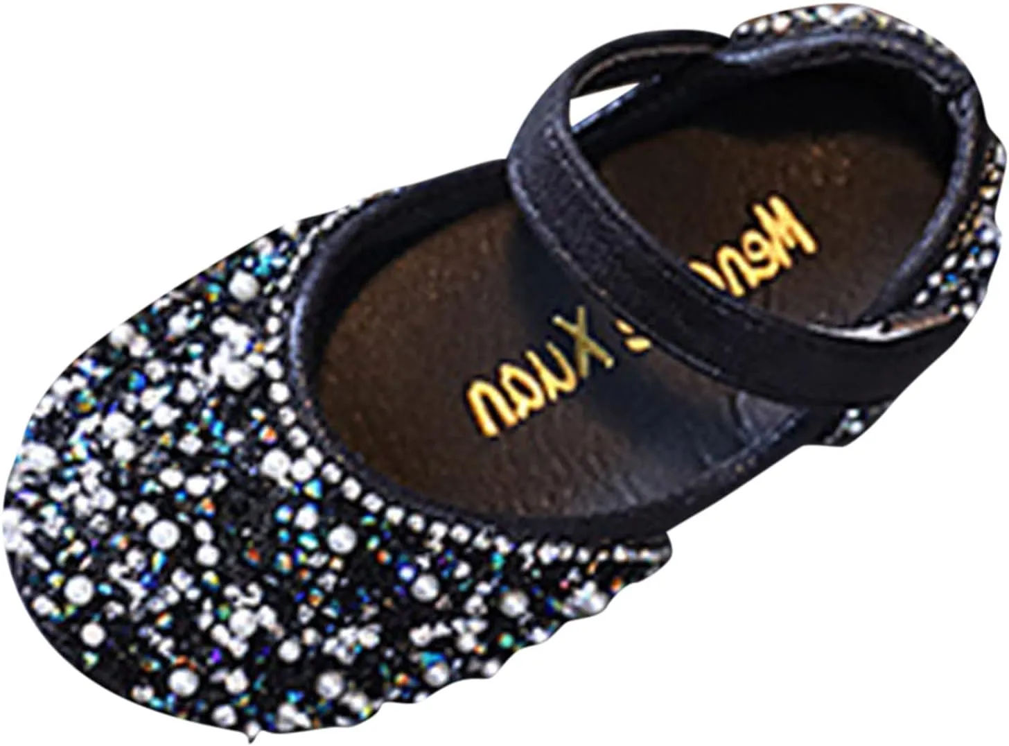 Fashion Spring and Summer Children's Dance Shoes Girls Dress Show Princess Shoes Round Toe Pearl Riding Shoes for Kids