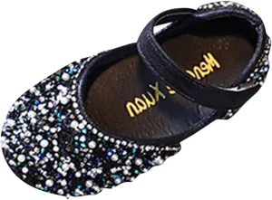 Fashion Spring and Summer Children's Dance Shoes Girls Dress Show Princess Shoes Round Toe Pearl Riding Shoes for Kids