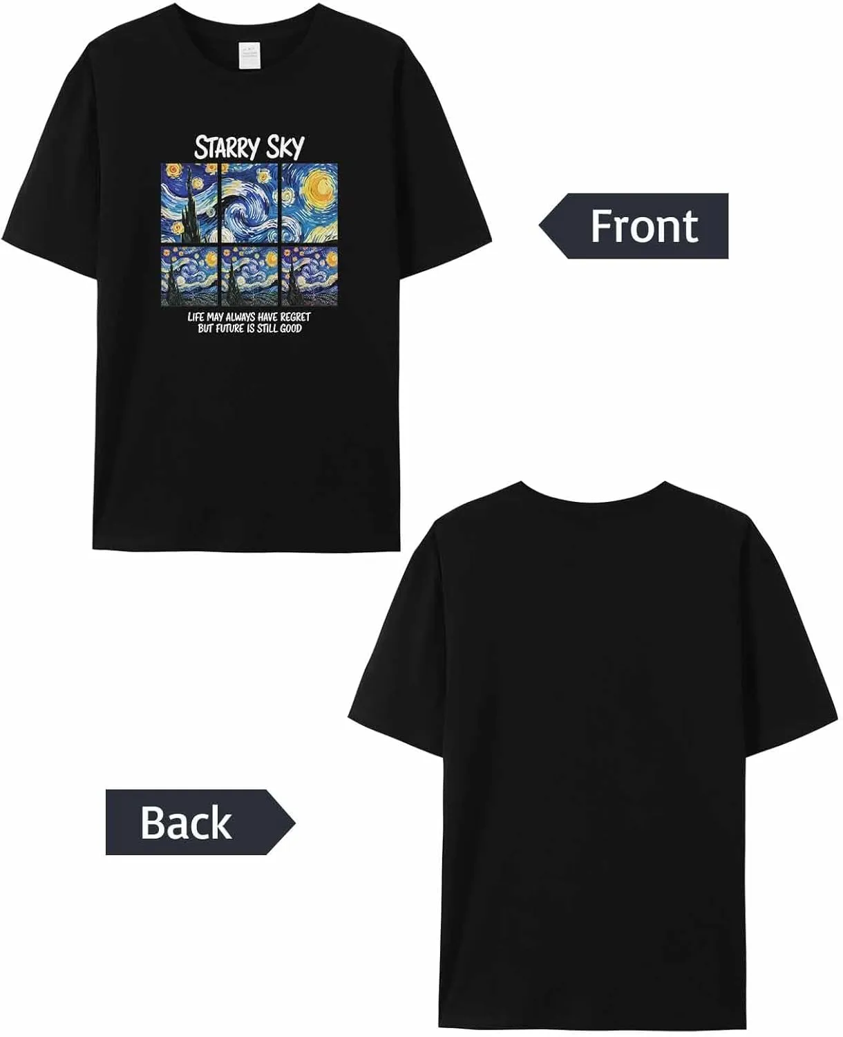 Funny Cute Cat Crew Neck Men's T-Shirts,Short Sleeve Shirts for Women Men,Animasl Graphic Workout Tee Tops Undershirt S-3XL