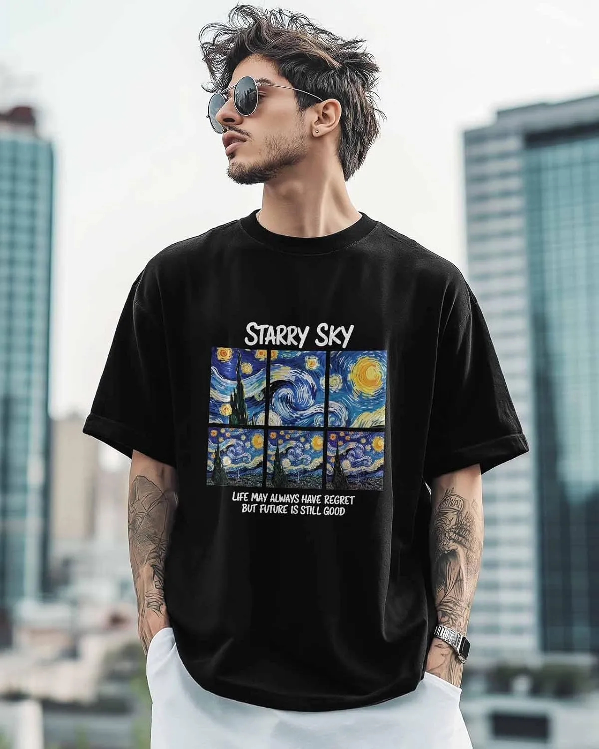 Funny Cute Cat Crew Neck Men's T-Shirts,Short Sleeve Shirts for Women Men,Animasl Graphic Workout Tee Tops Undershirt S-3XL