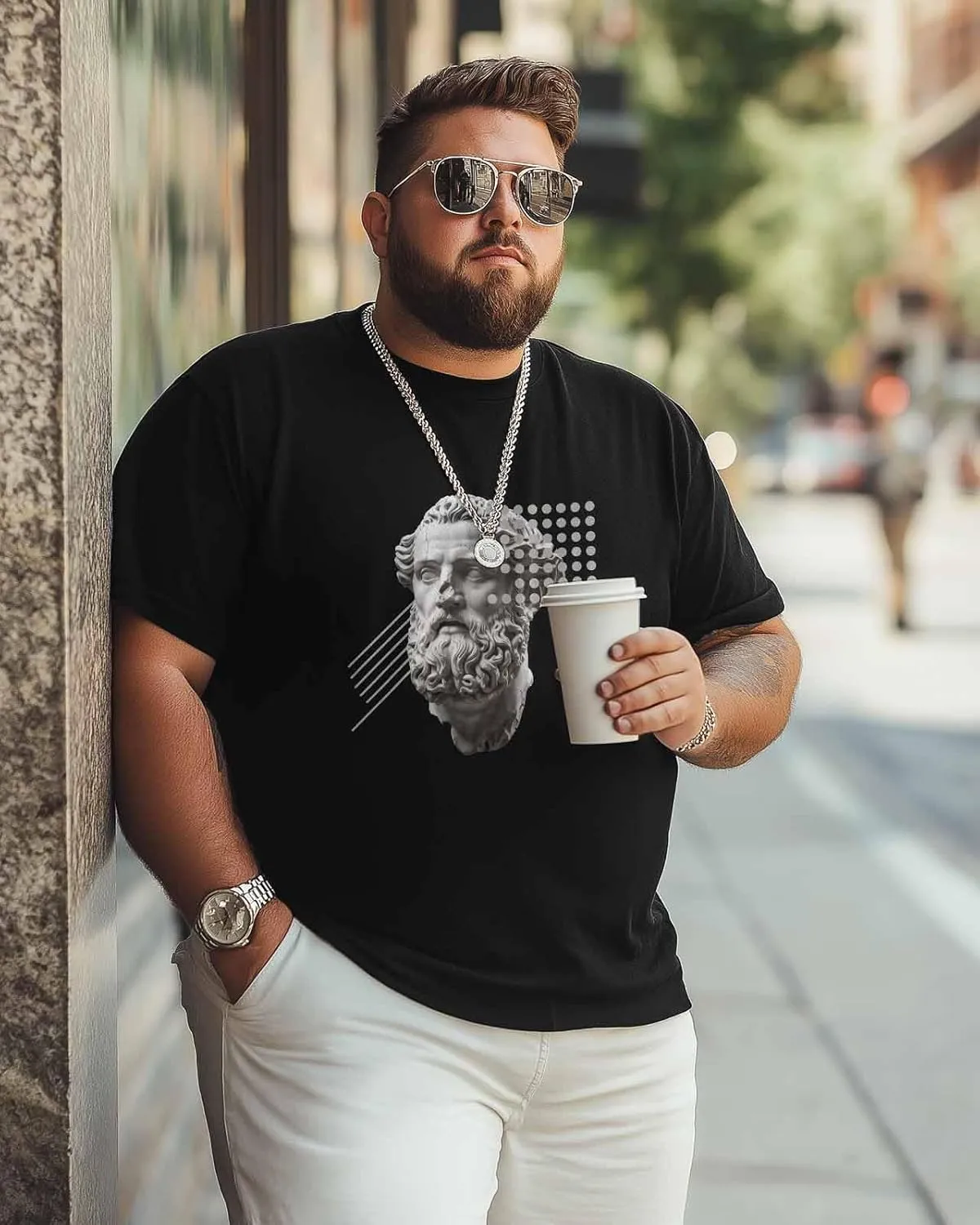 Funny Cute Cat Crew Neck Men's T-Shirts,Short Sleeve Shirts for Women Men,Animasl Graphic Workout Tee Tops Undershirt S-3XL