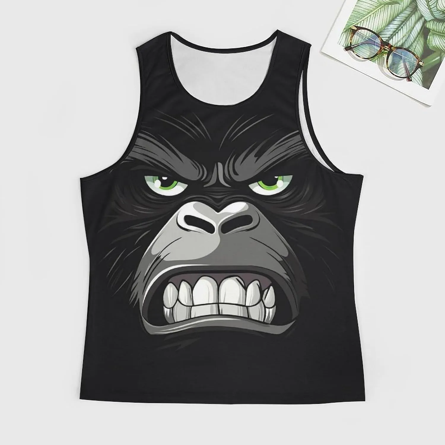 Funny Mens Tank Top Muscle Sleeveless Shirts Fitted Casual Comfy Breathable Summer Athletic Tank Oversized