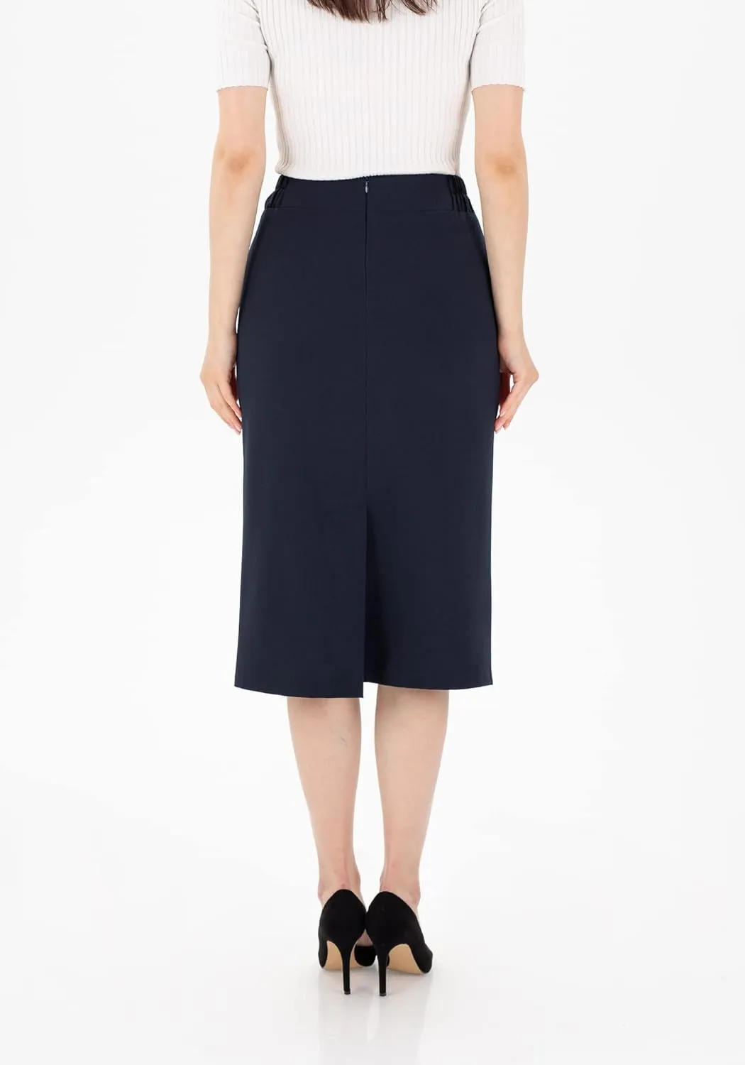 G-Line Pencil Skirt for Women, Regular to Plus Size (8-26) Midi Skirts, Office Skirts for Women for Work, Business Skirts
