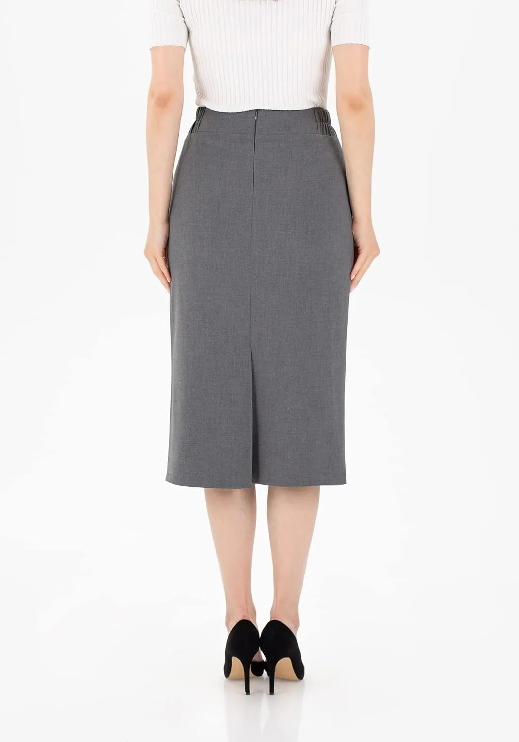 G-Line Pencil Skirt for Women, Regular to Plus Size (8-26) Midi Skirts, Office Skirts for Women for Work, Business Skirts