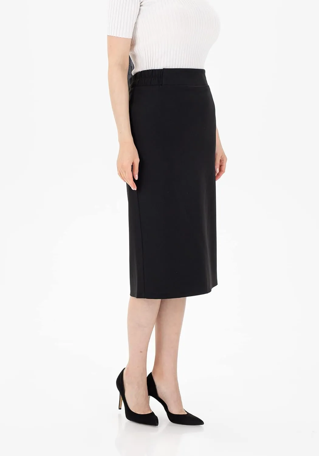 G-Line Pencil Skirt for Women, Regular to Plus Size (8-26) Midi Skirts, Office Skirts for Women for Work, Business Skirts