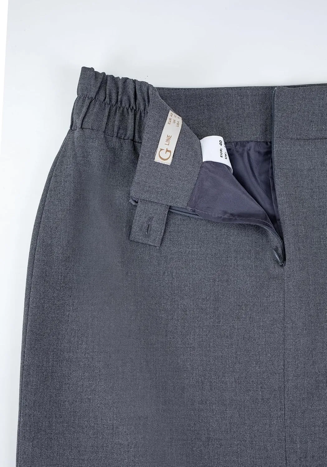 G-Line Pencil Skirt for Women, Regular to Plus Size (8-26) Midi Skirts, Office Skirts for Women for Work, Business Skirts