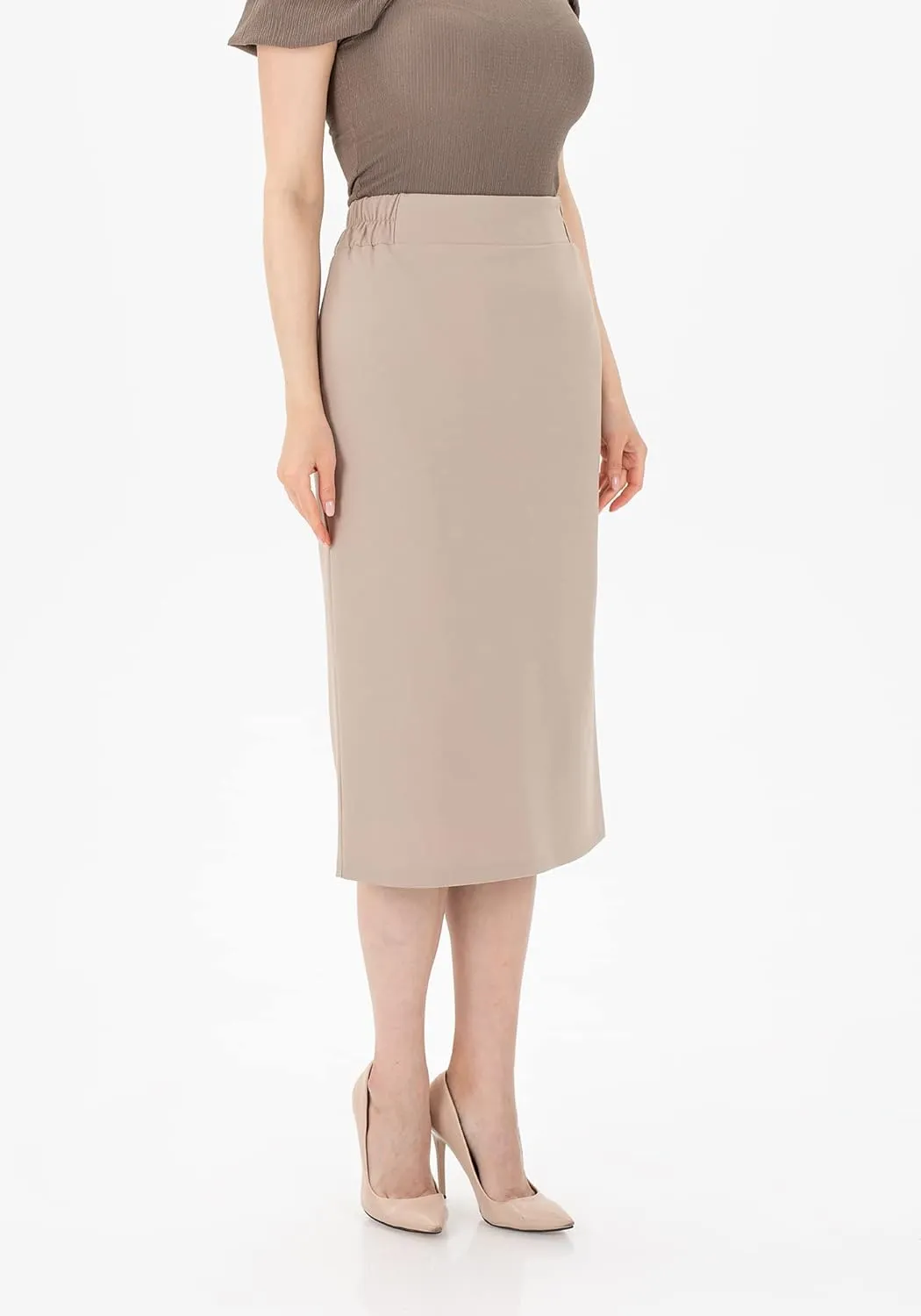 G-Line Pencil Skirt for Women, Regular to Plus Size (8-26) Midi Skirts, Office Skirts for Women for Work, Business Skirts