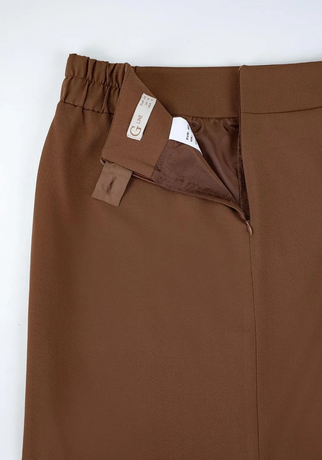 G-Line Pencil Skirt for Women, Regular to Plus Size (8-26) Midi Skirts, Office Skirts for Women for Work, Business Skirts