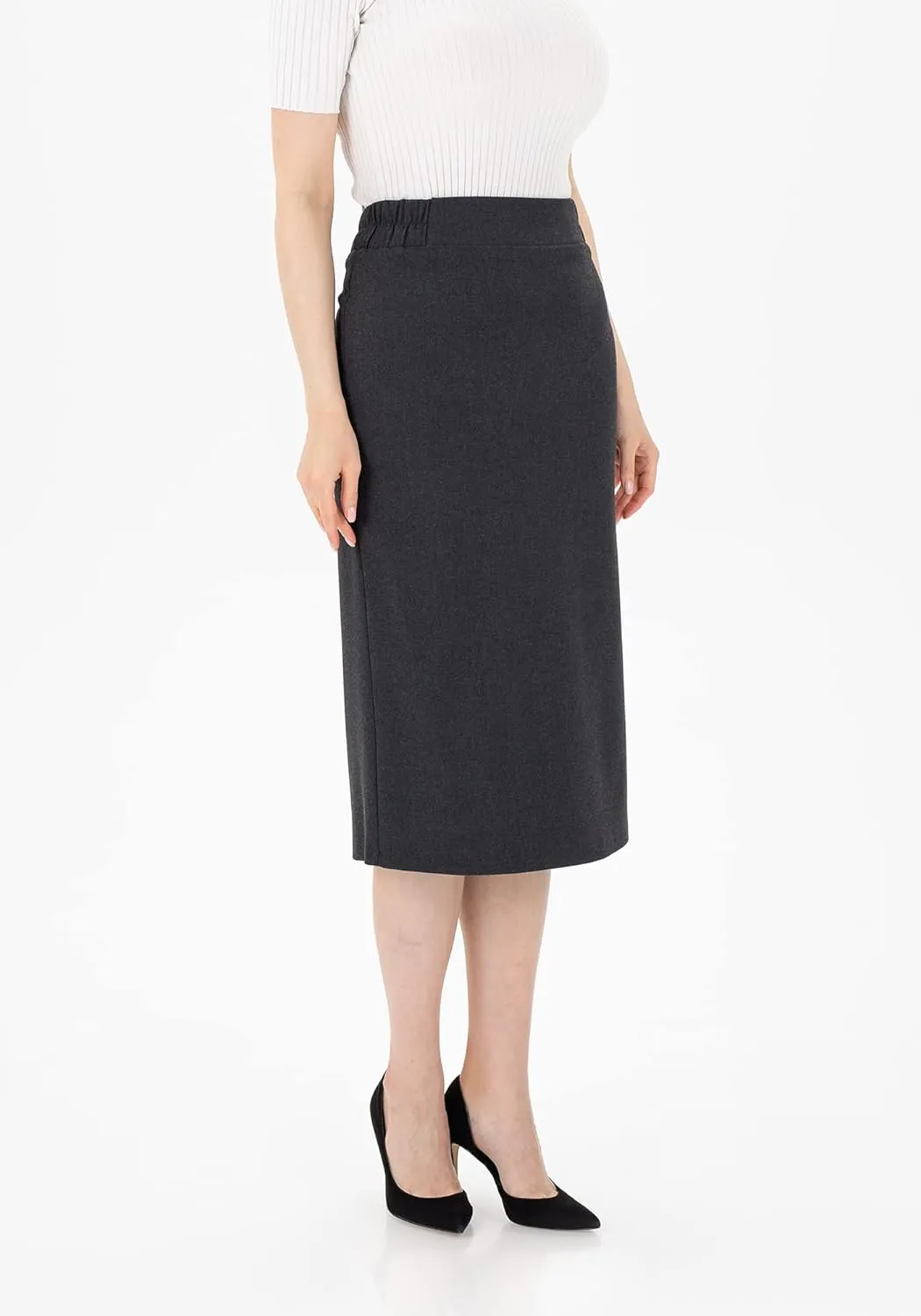 G-Line Pencil Skirt for Women, Regular to Plus Size (8-26) Midi Skirts, Office Skirts for Women for Work, Business Skirts
